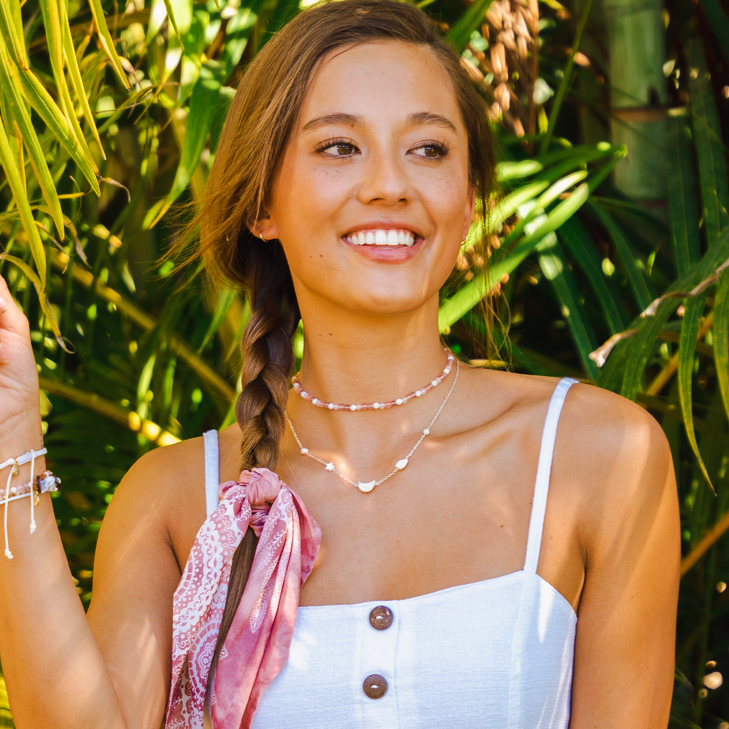 Smykke - Swimming in Starlight Silver Necklace