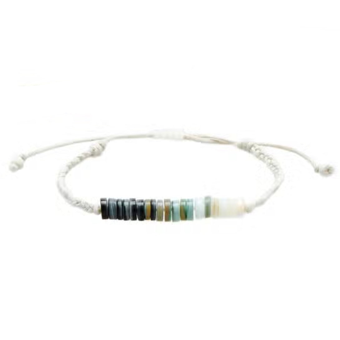 Armbånd - Puka flettet (ass.)