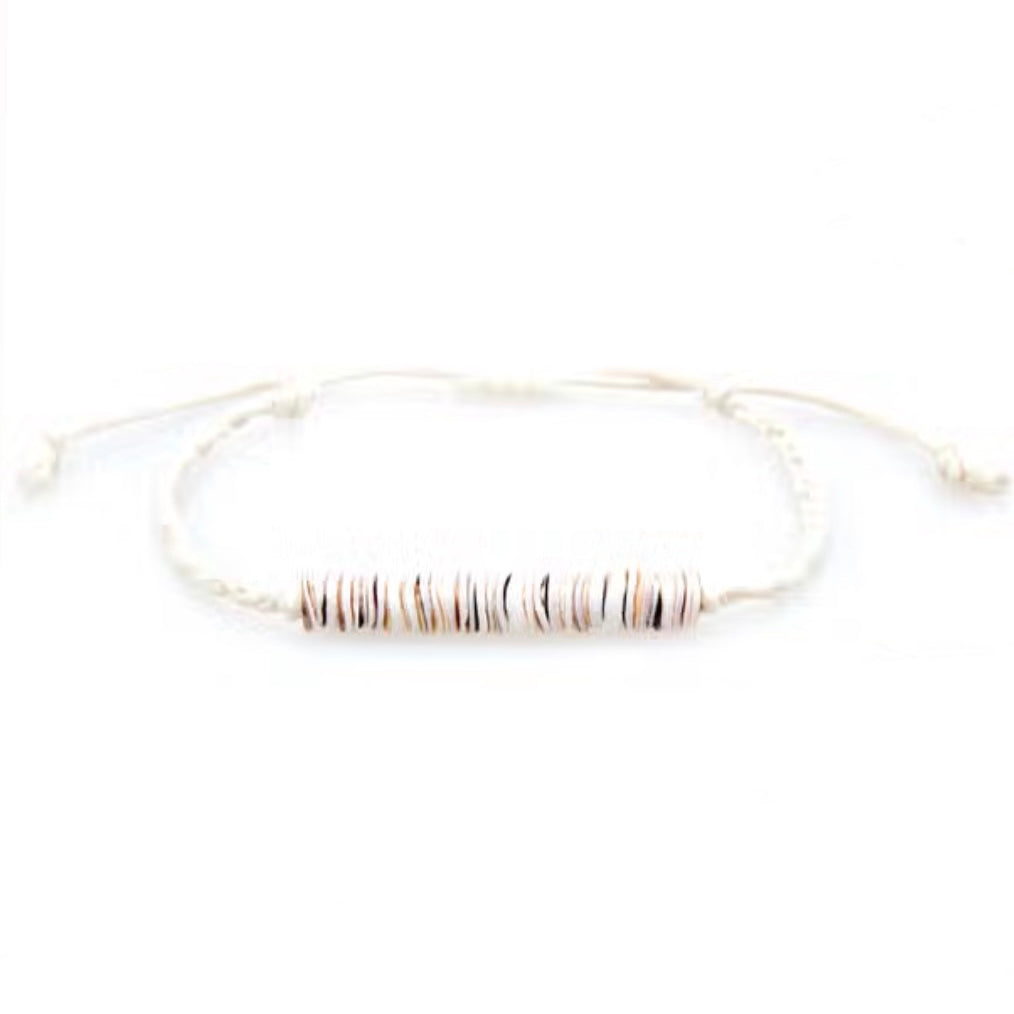 Armbånd - Puka flettet (ass.)