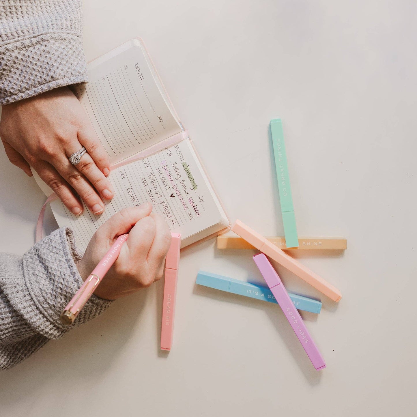 Do Great Things - 6pk Highlighter Sett