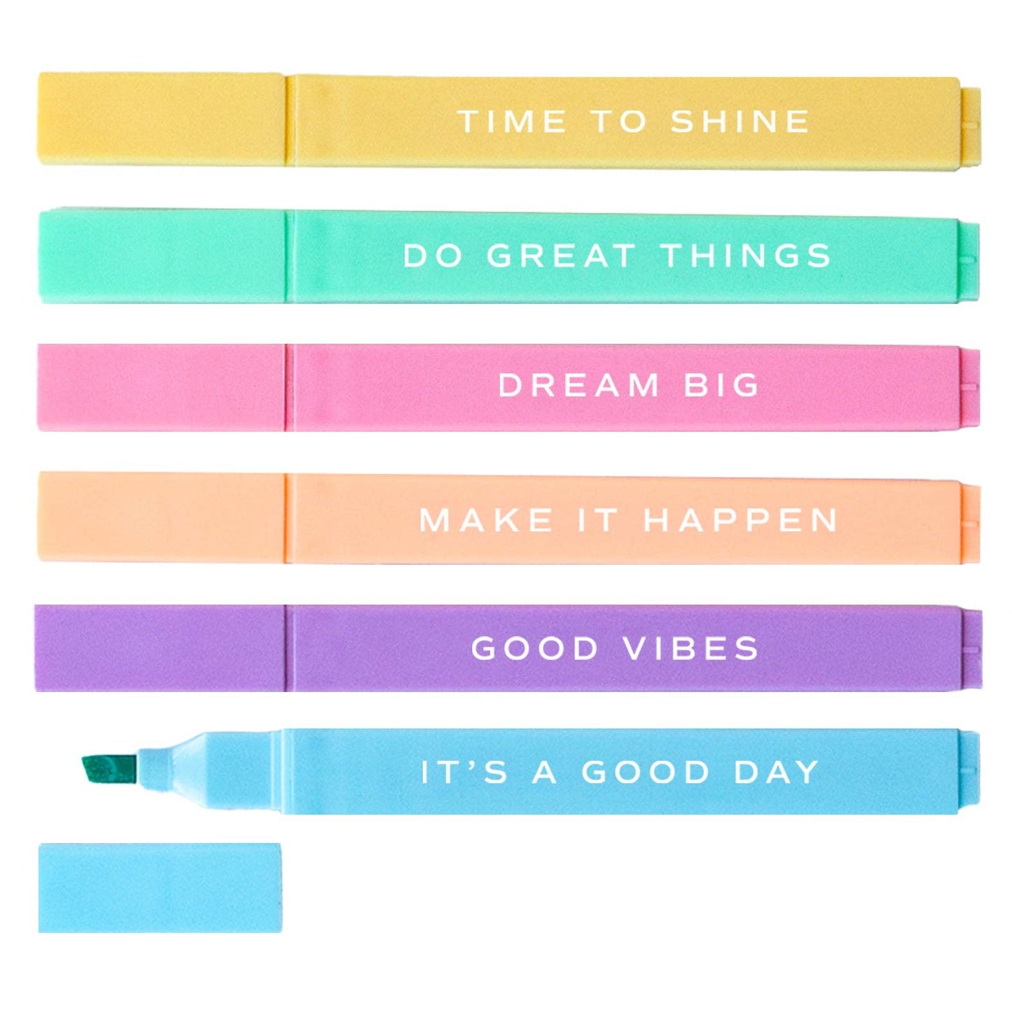 Do Great Things - 6pk Highlighter Sett
