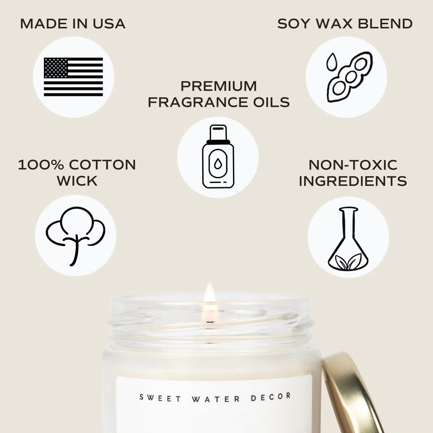 Scented candles (assorted scents)