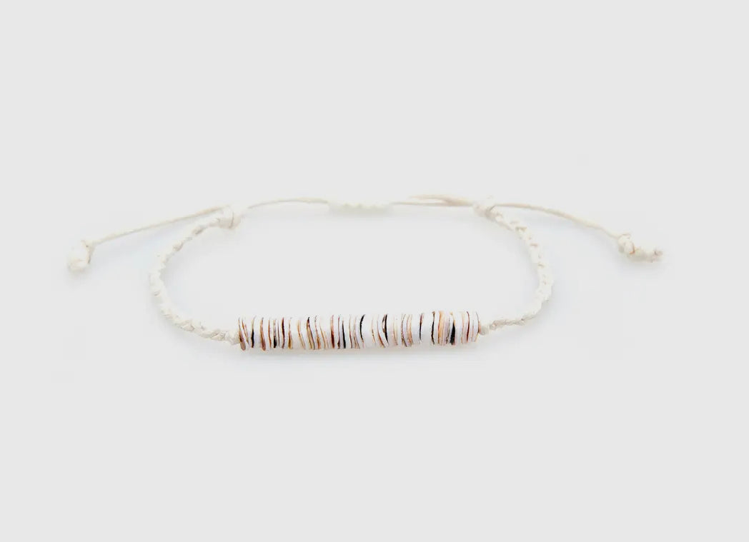 Armbånd - Puka flettet (ass.)