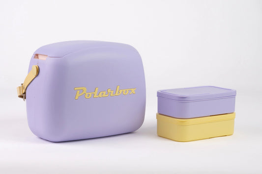 Polarbox - Retro Cooler / kjølebag 6 Liter, Lilla