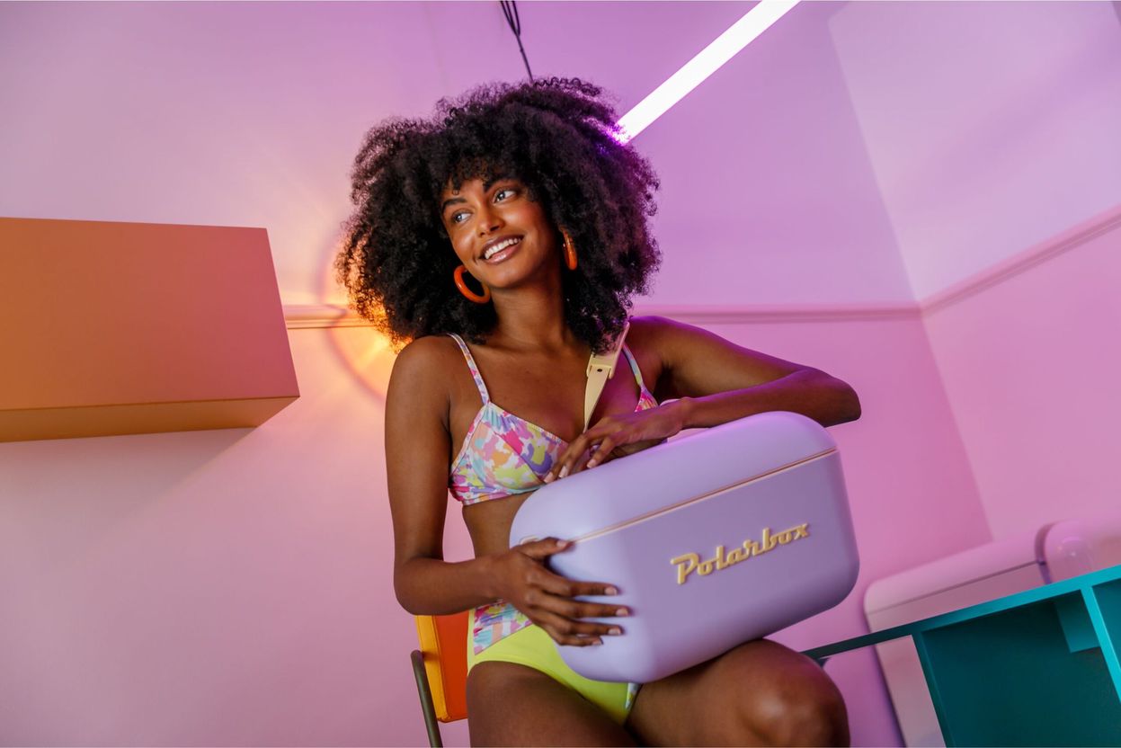 Polarbox - Retro Cooler / kjølebag 12 Liter, Mintgrønn