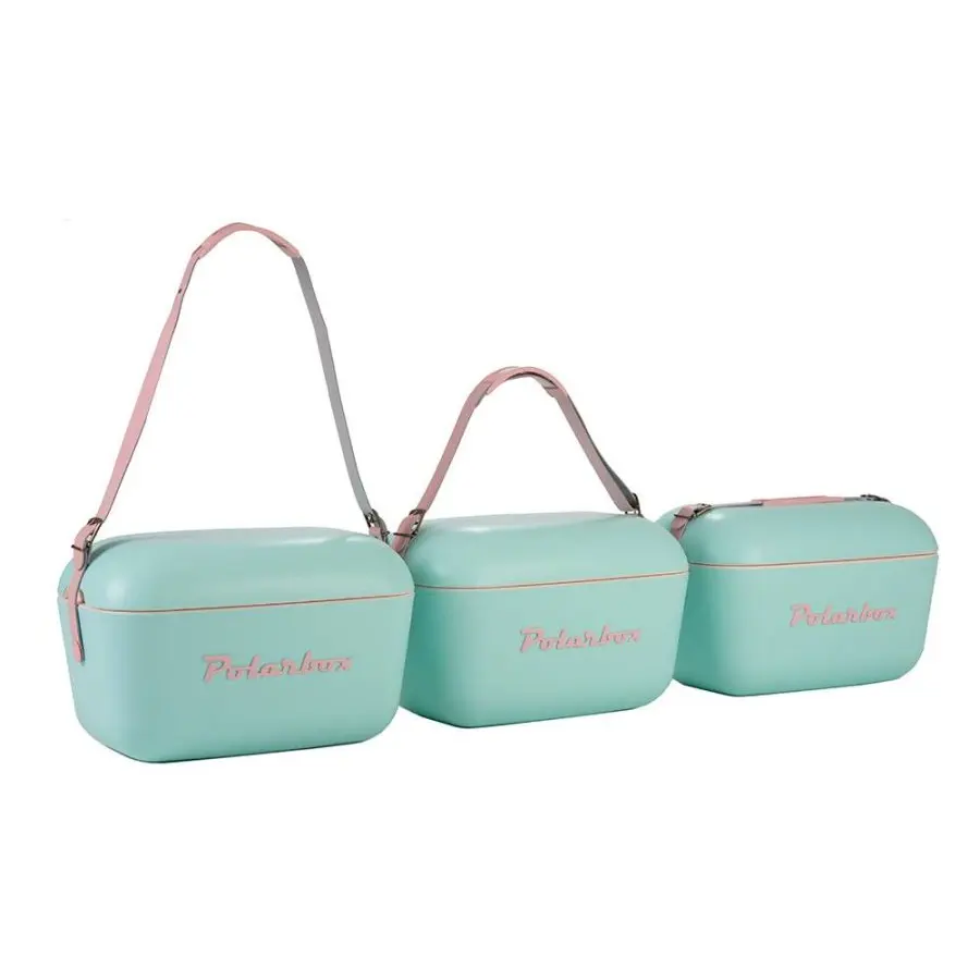 Polarbox - Retro Cooler / kjølebag 20 Liter, mintgrønn