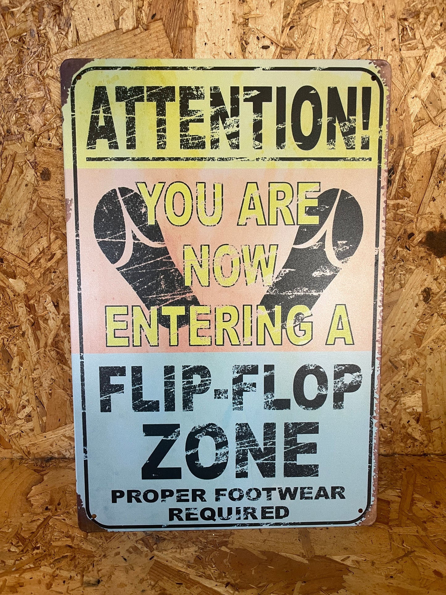 Sign - retro metal sign