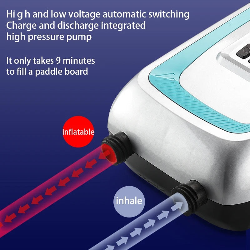 Oppladbar elektrisk SUP-pumpe