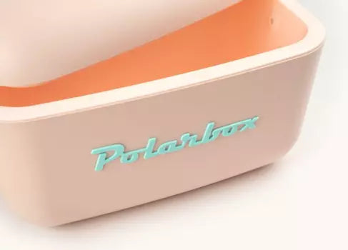 Polarbox - Retro Cooler / kjølebag 20 Liter, Lyserosa