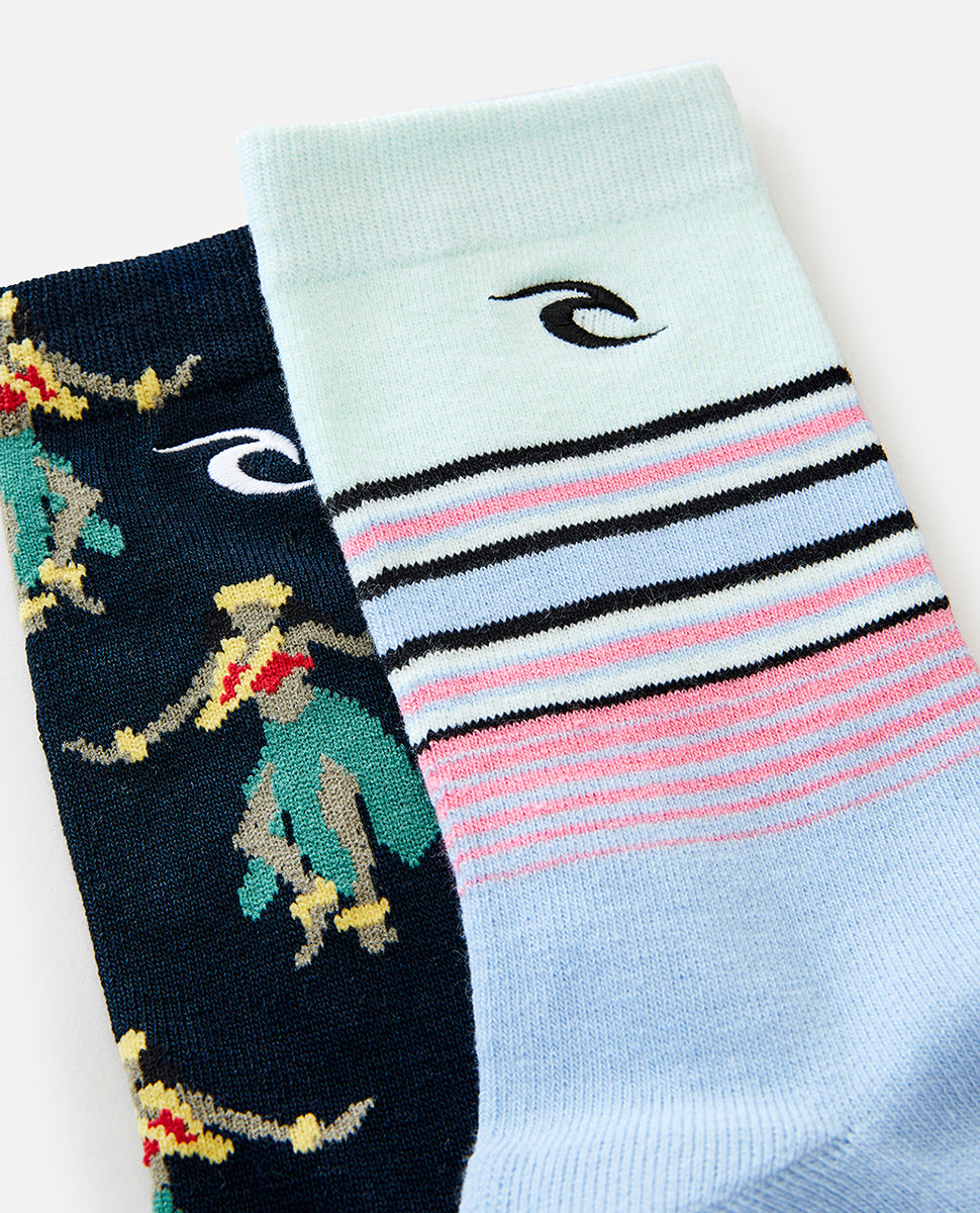 Rip Curl Corp Ankle 5pk Socks