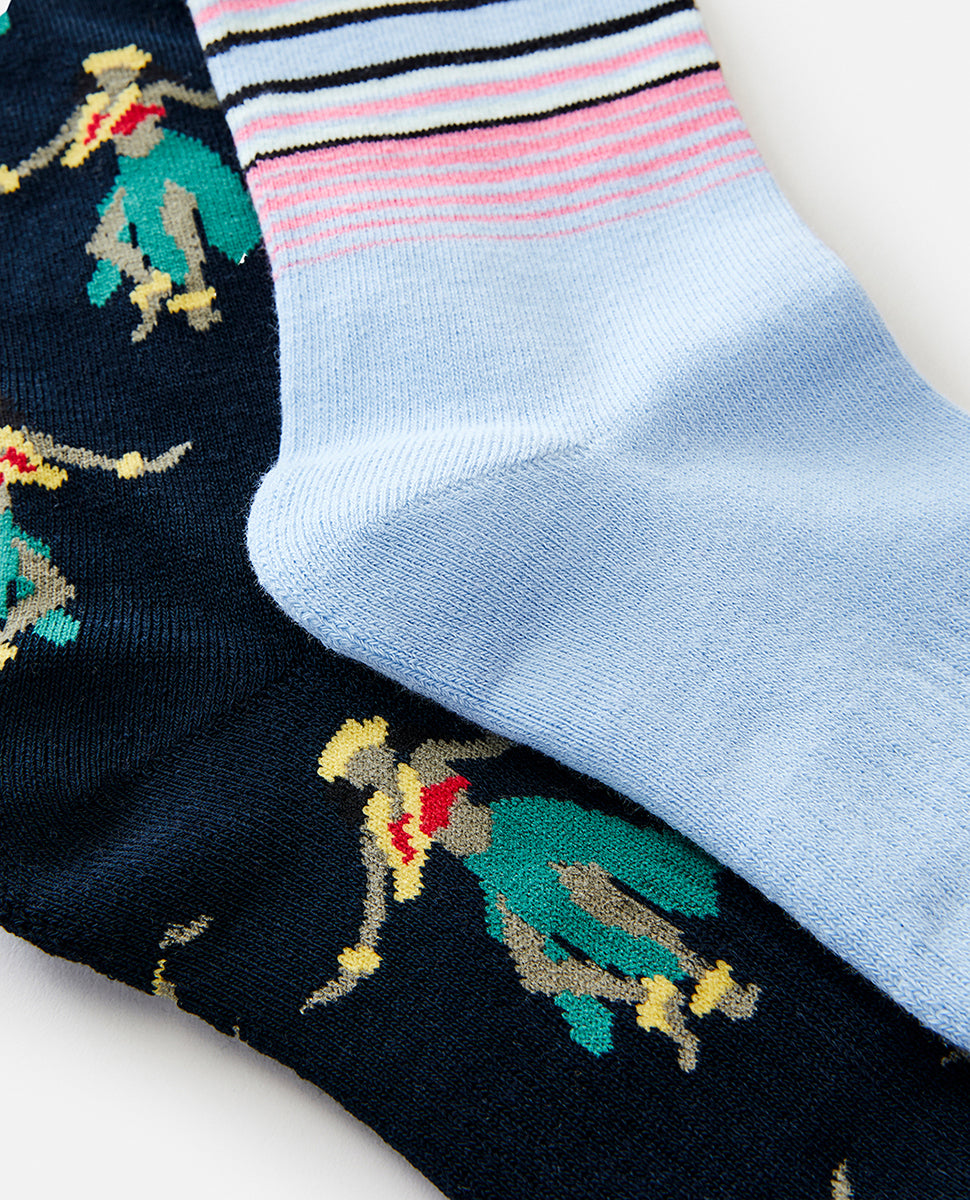 Rip Curl Corp Ankle 5pk Socks