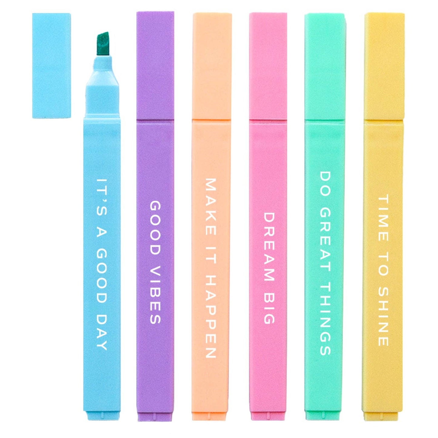 Do Great Things - 6pk Highlighter Sett