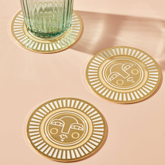Coaster - The Sol Coaster - Warm beige