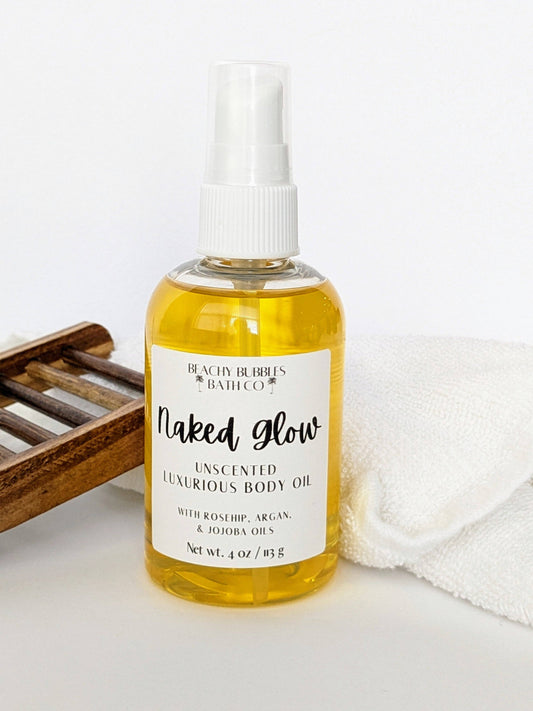Body Oil - Naked Glow, Unscented