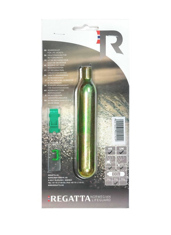 33GR CO2 Sylinder med HR/UM klips