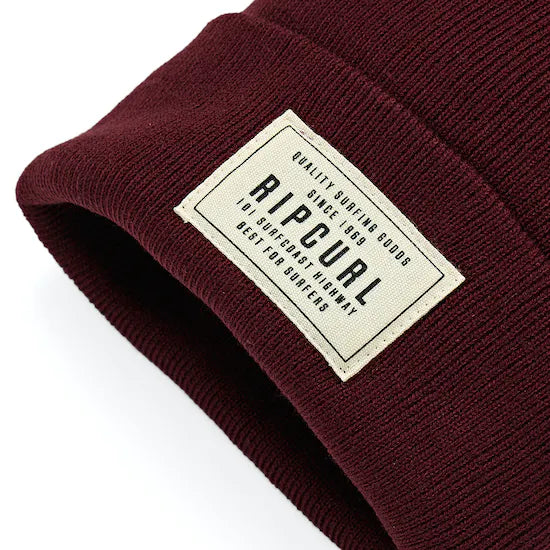 Rip Curl Premium Surf Beanie - Burgunder