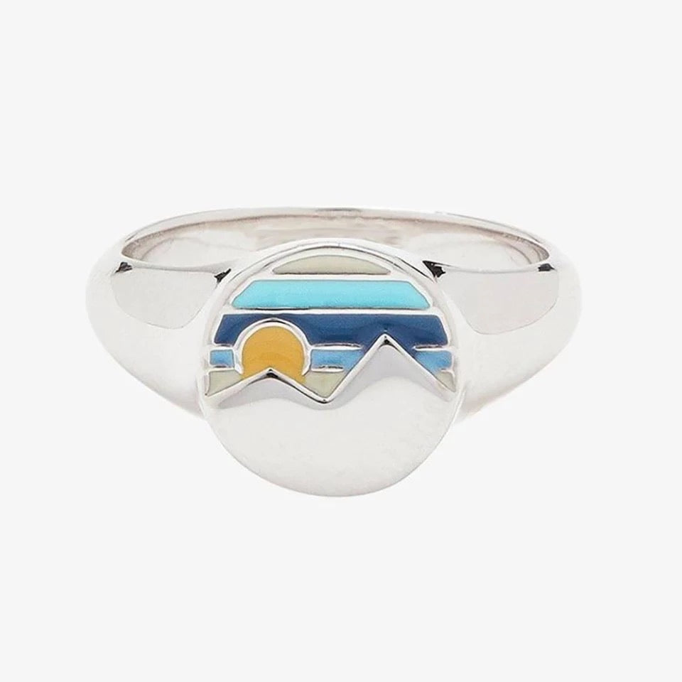 Twin Peaks ring - Set of 4