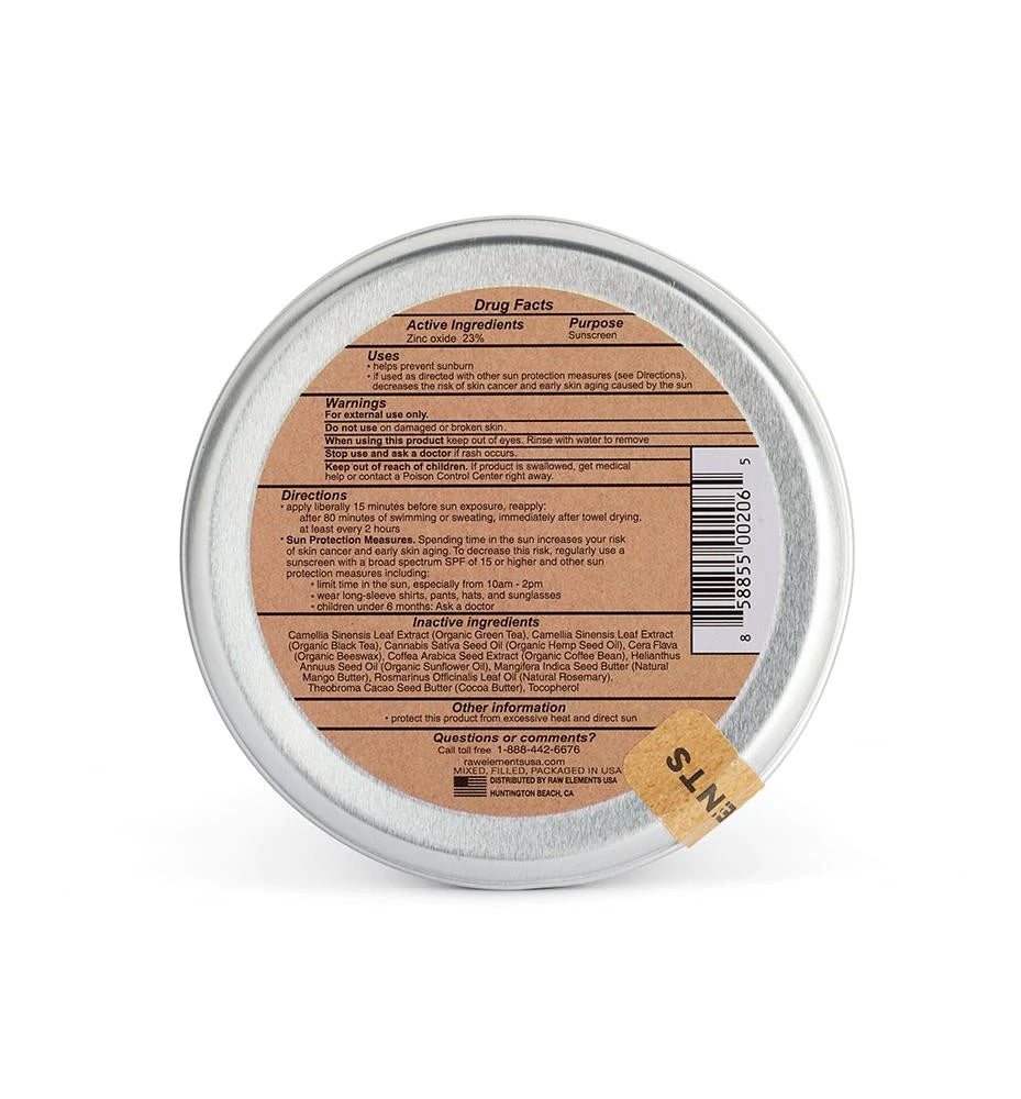Raw Elements Face + Body SPF 30 Tin