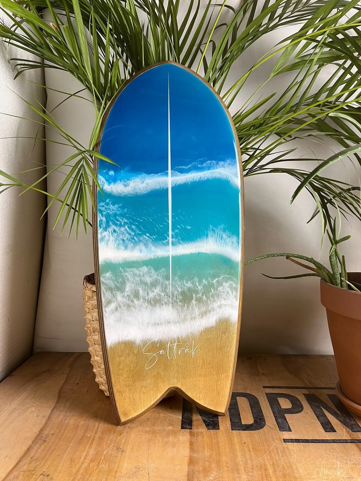 Balansebrett - Glossy Epoxy Ocean
