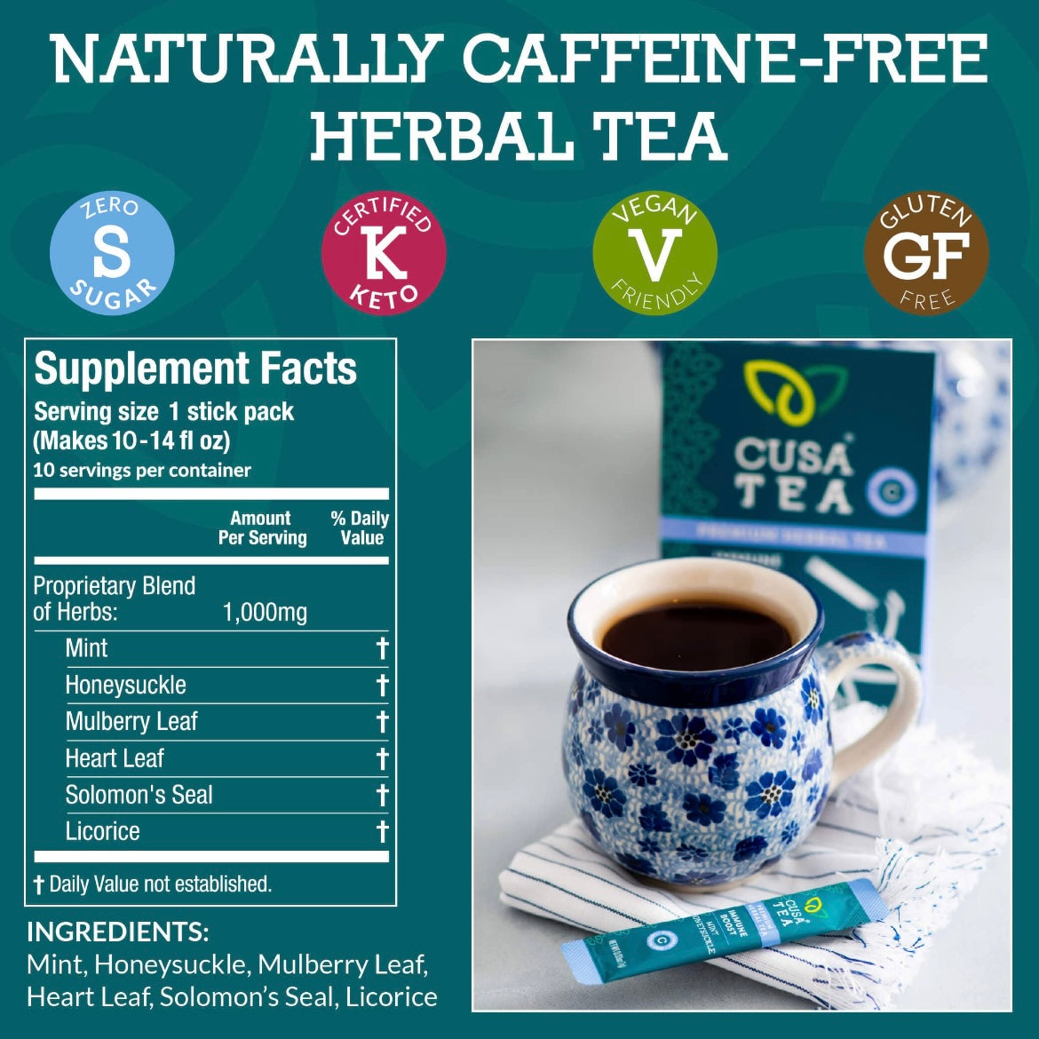 Te - Cusa Tea - Porsjonste