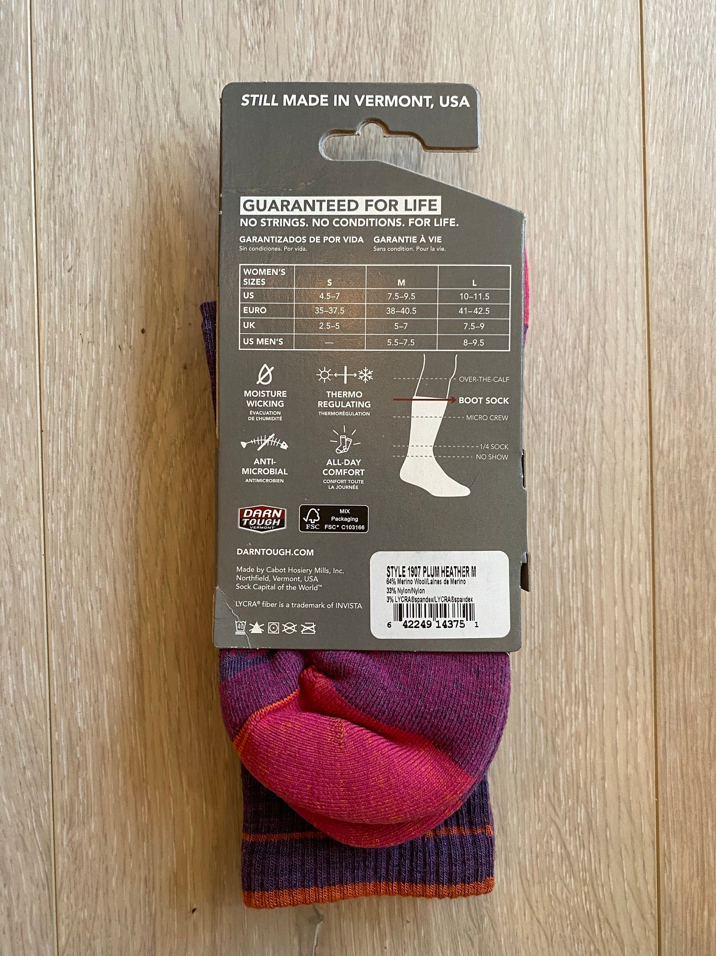 Ullsokker - 1907 Plum Heather