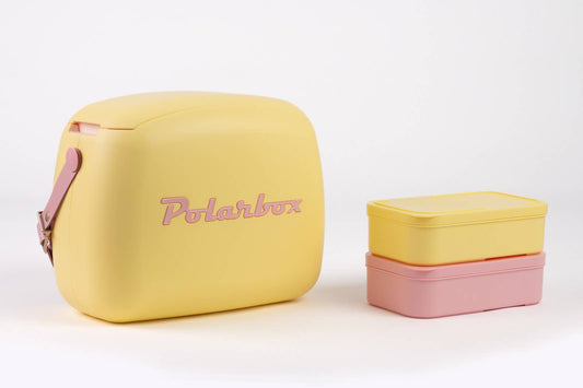 Polarbox - Retro Cooler / kjølebag 6 Liter, Gul