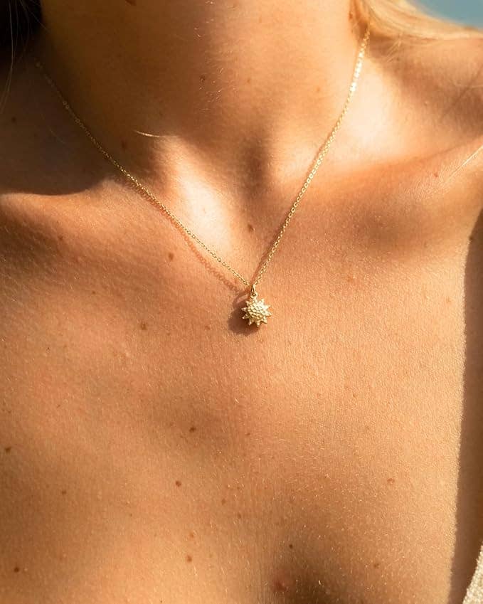 Made By Nami - Golden Sun Necklace for Women