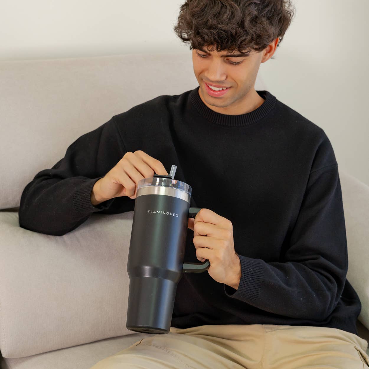 Tumbler / Drikkeflaske - Svart