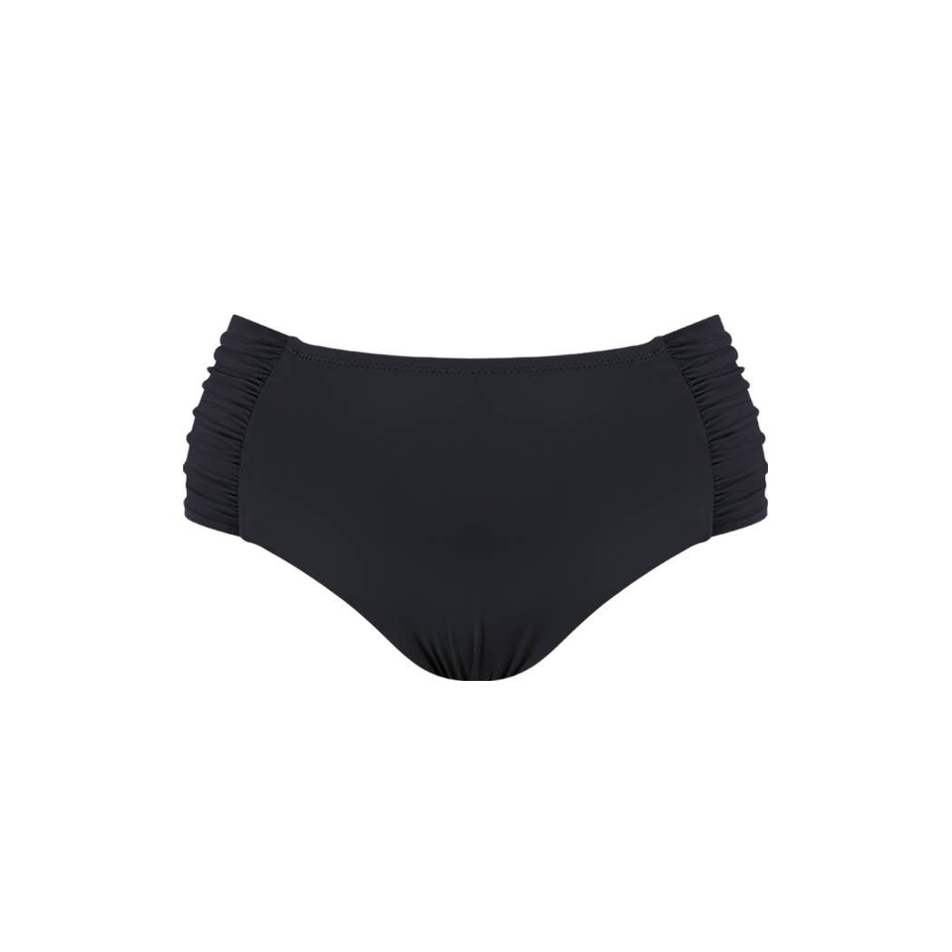 MrMiss - Runched side Bikinitruse - Black
