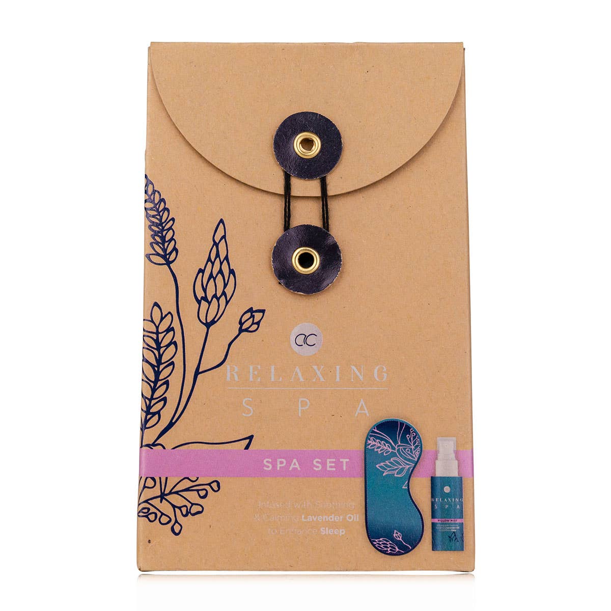 Sovemaske med putespray