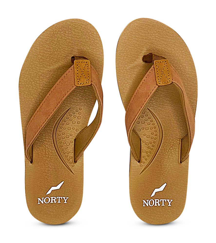 Flip Flop Sandaler - Dame, brun - The Norty Brand