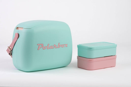 Polarbox - Retro Cooler / kjølebag 6 Liter, Mintgrønn