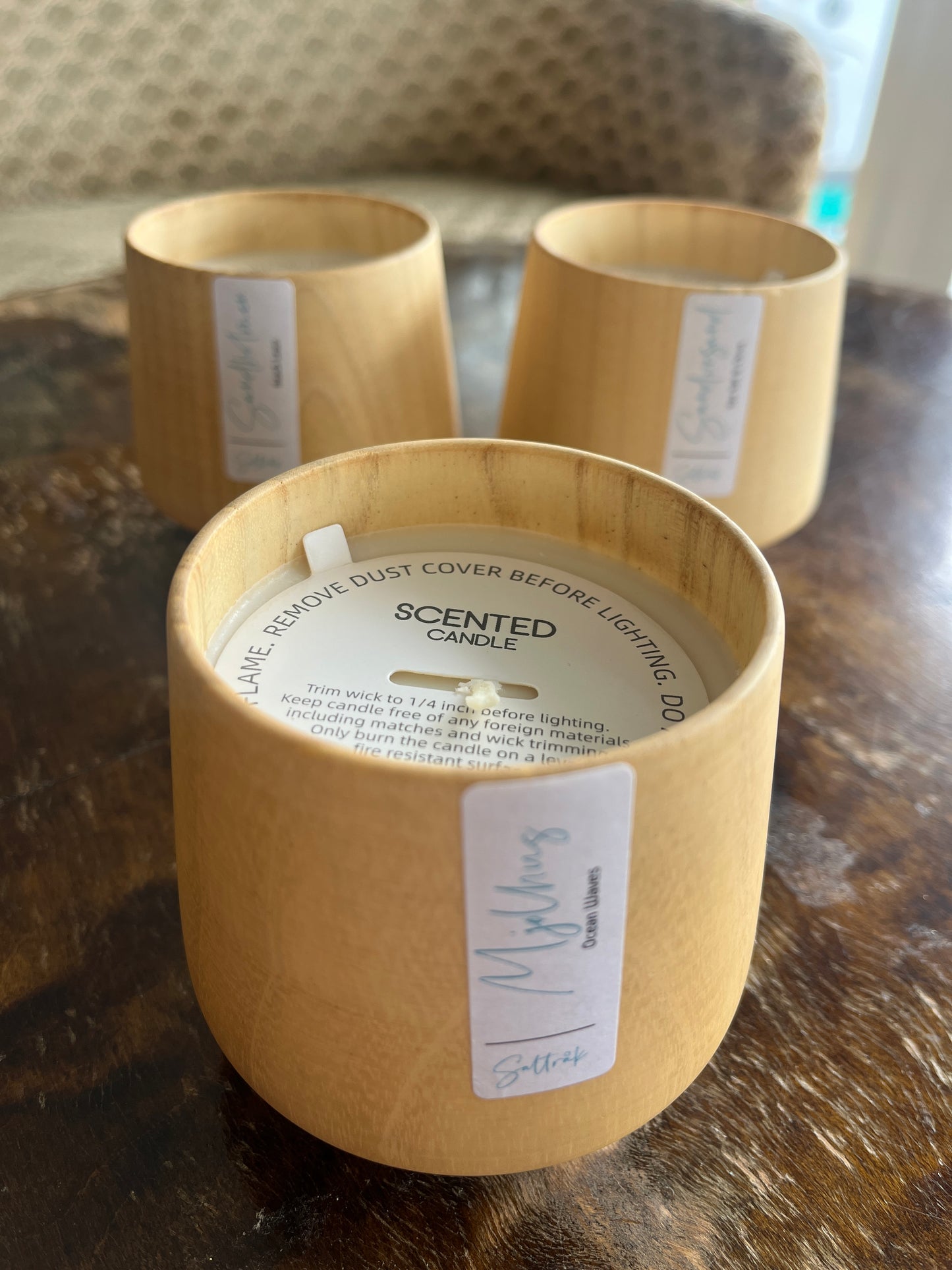 Saltråk duftelys fra River Birch Candles