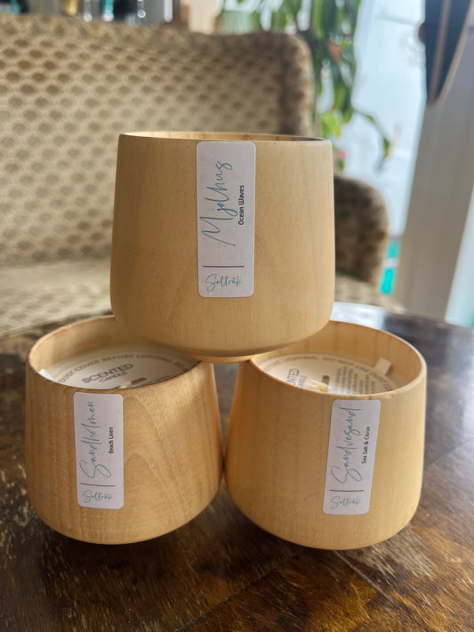 Saltråk duftelys fra River Birch Candles