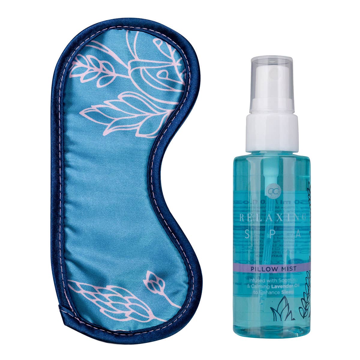 Sovemaske med putespray