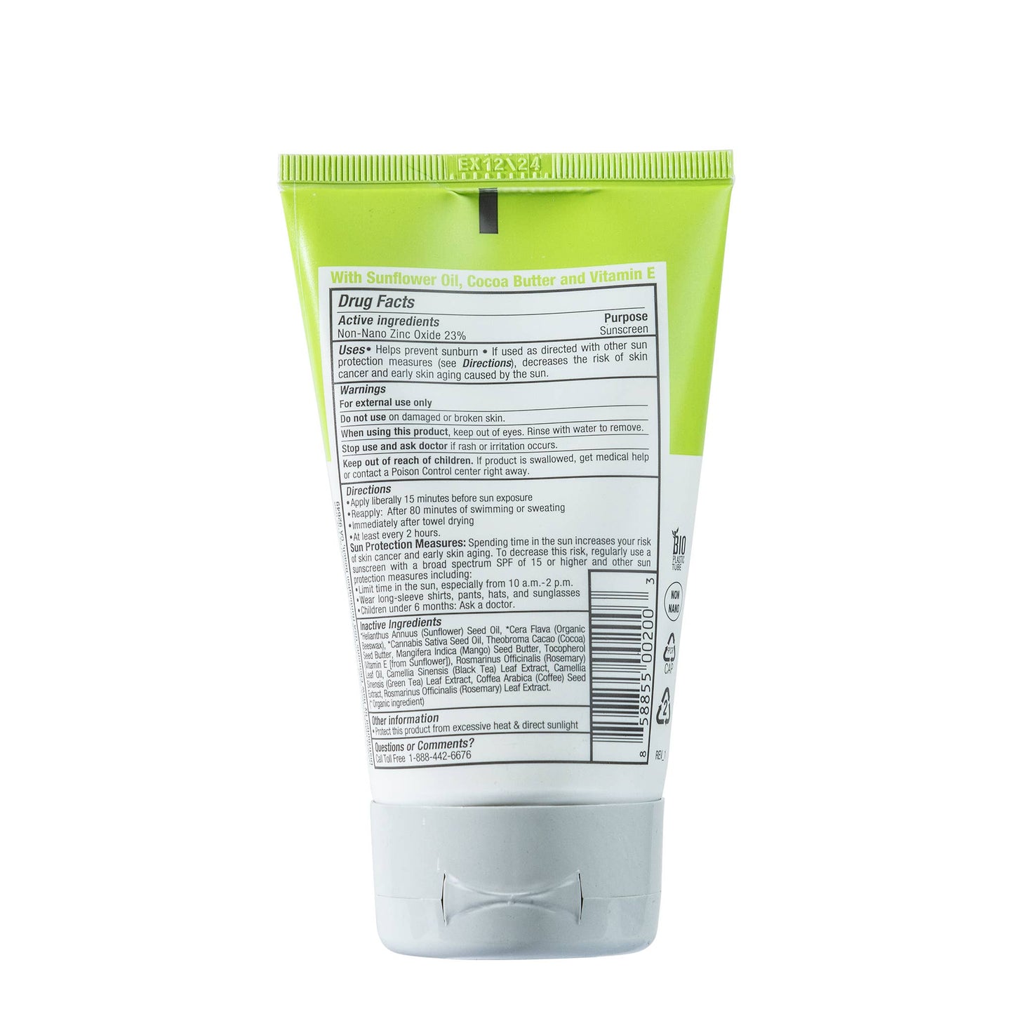 Raw Elements - RAW ELEMENTS FACE AND BODY TUBE SPF 30