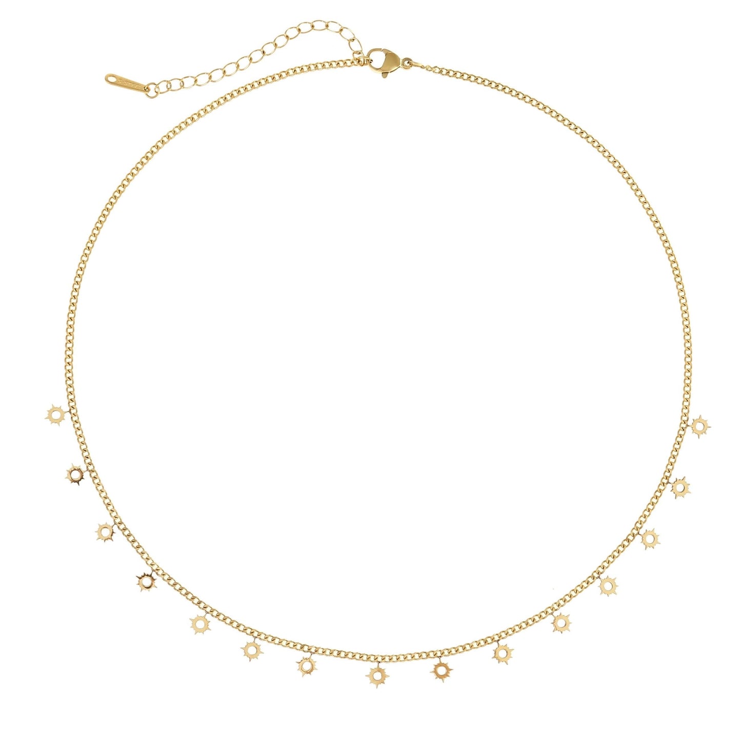 Made By Nami - Golden Necklace with Small Suns