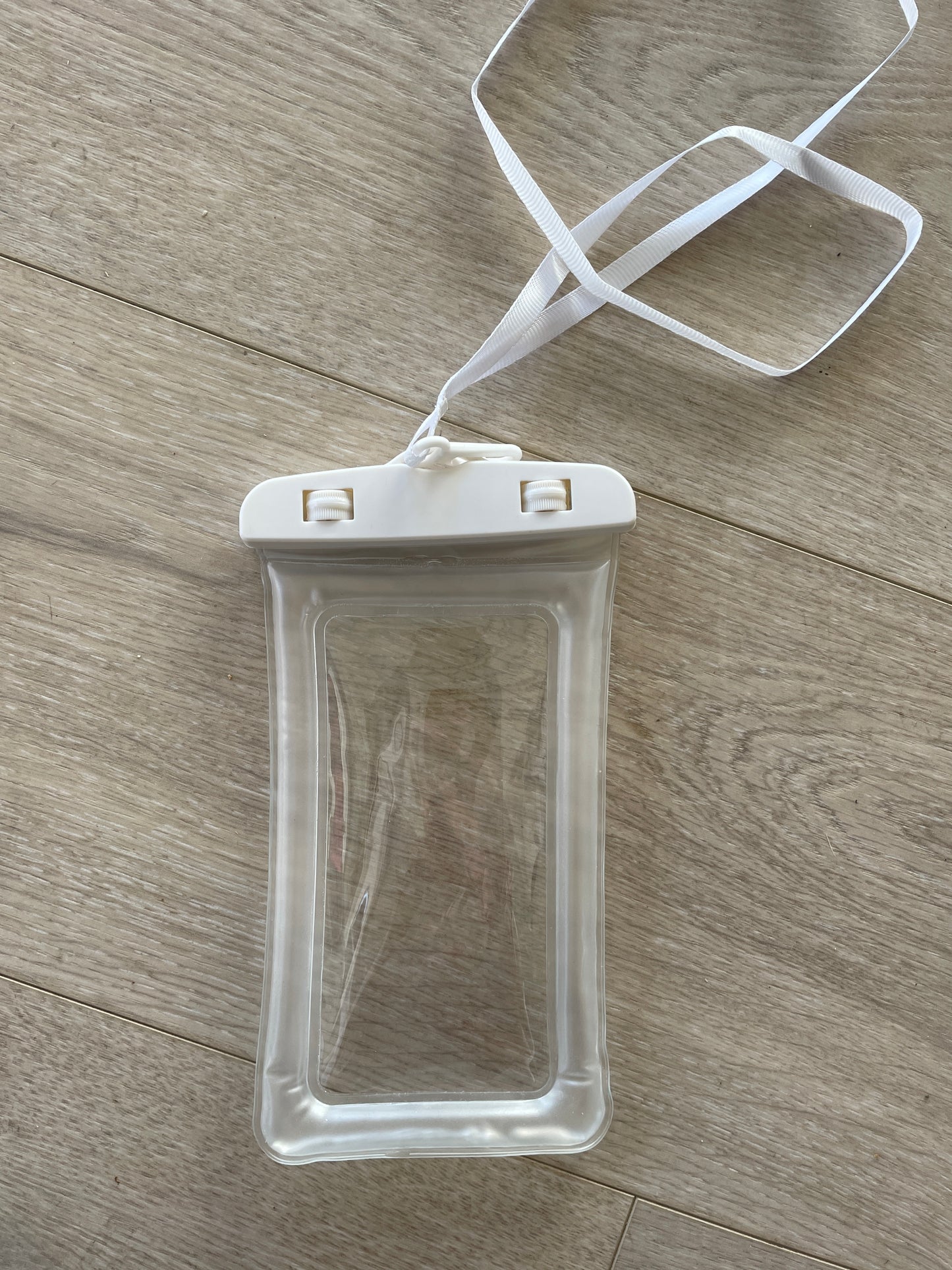 Waterproof mobile case - White