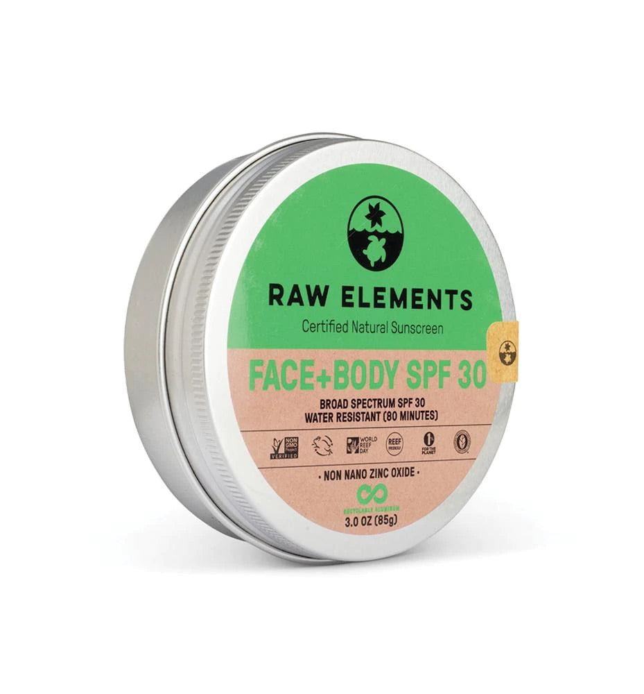 Raw Elements Face + Body SPF 30 Tin