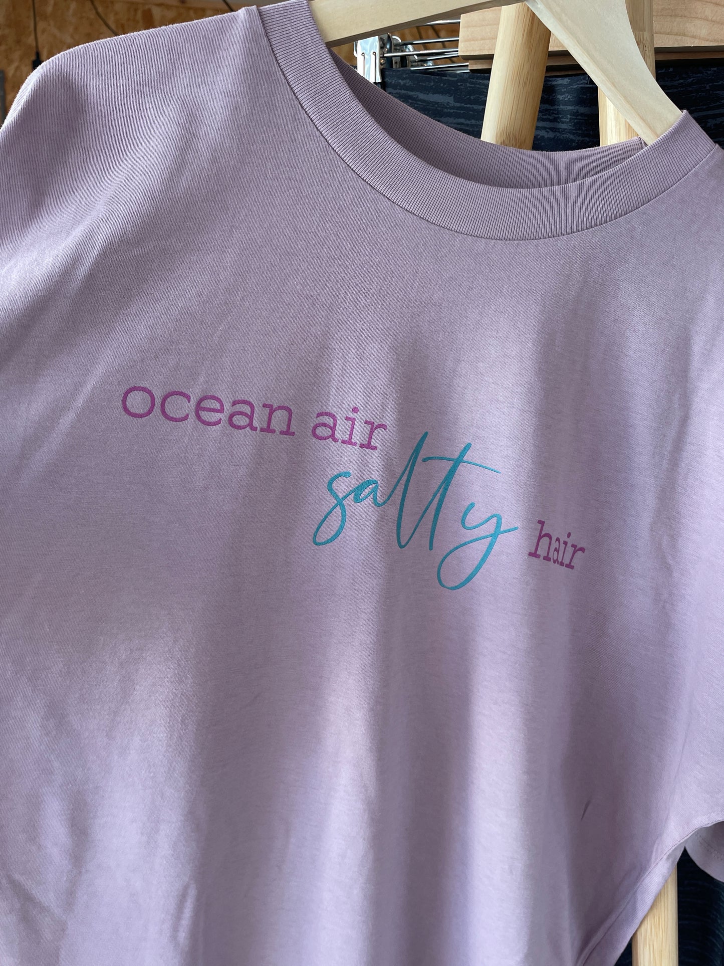 Salty Hair T-shirt/dress - Purple