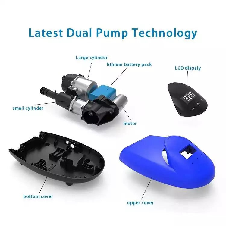 Rechargeable electric SUP pump