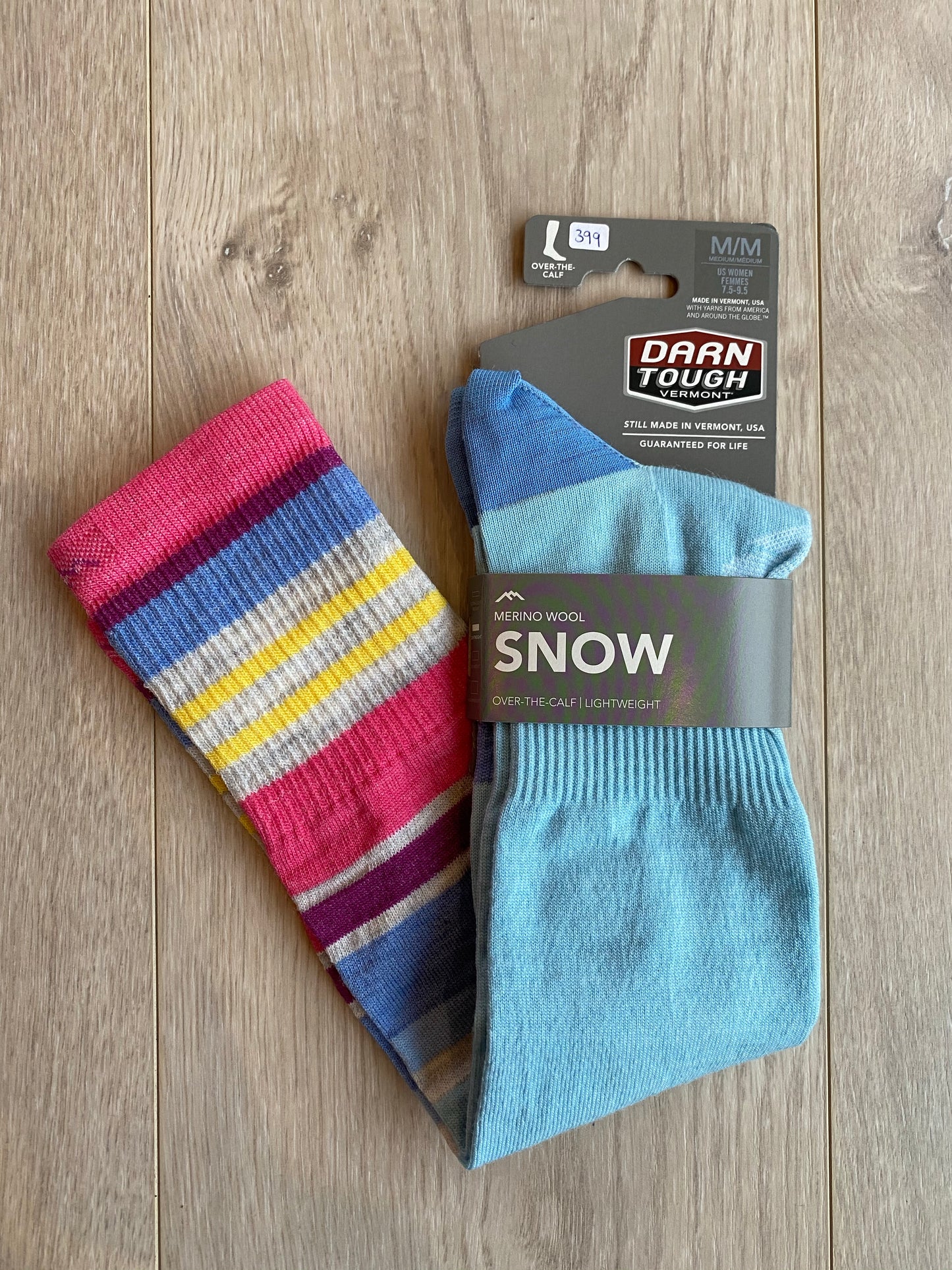 Wool socks - 1895 Light Blue / Snow