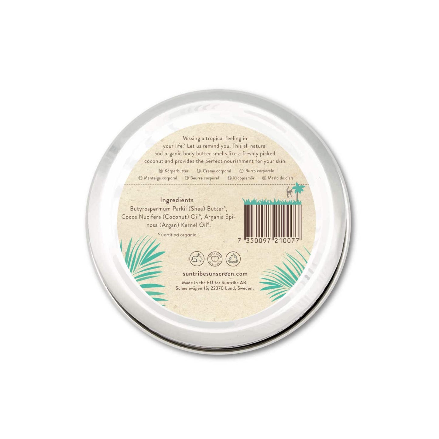 Suntribe All Natural Body Butter Coconut &amp; Argan