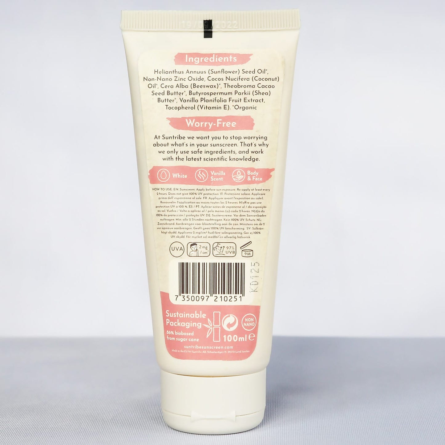 Suntribe All Natural Mineral Kids Vanilla Sunscreen SPF 30