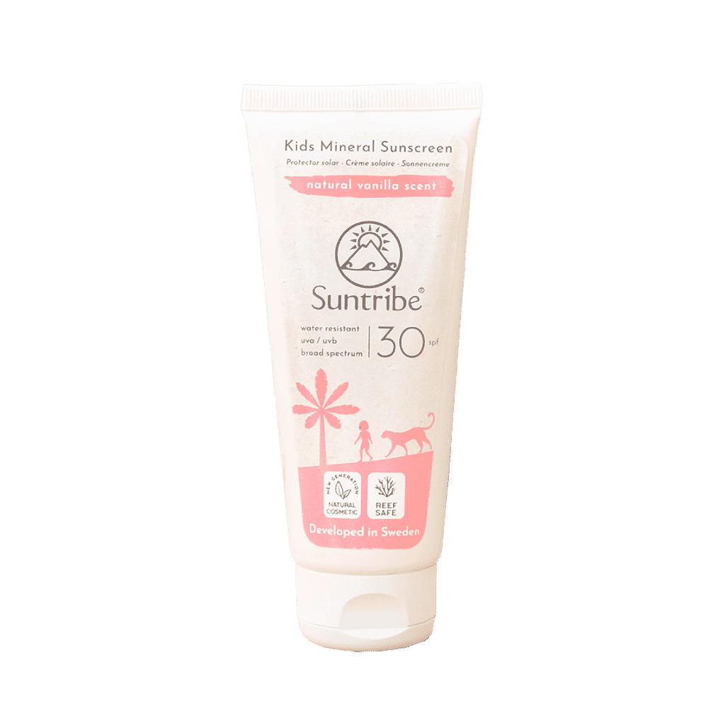 Suntribe All Natural Mineral Kids Vanilla Sunscreen SPF 30